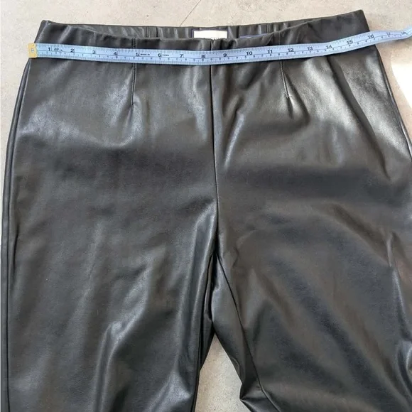 Seductive Sabrina Faux Leather 7/8 Pants Black EU 40 - Picture 9 of 11